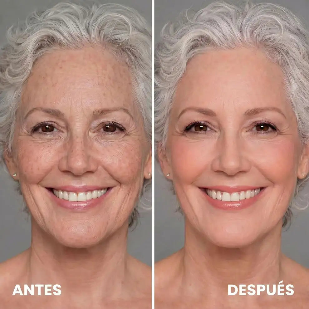 Antes y después en piel madura