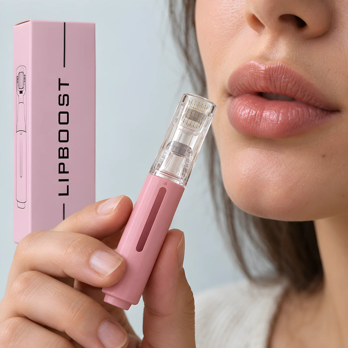 Lipboost · Rodillo de microagujas para labios – ingrediente