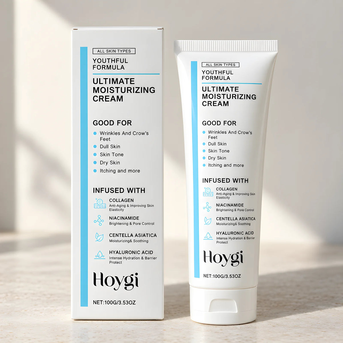 Crema Hidratante de Colágeno y Niacinamida – envase