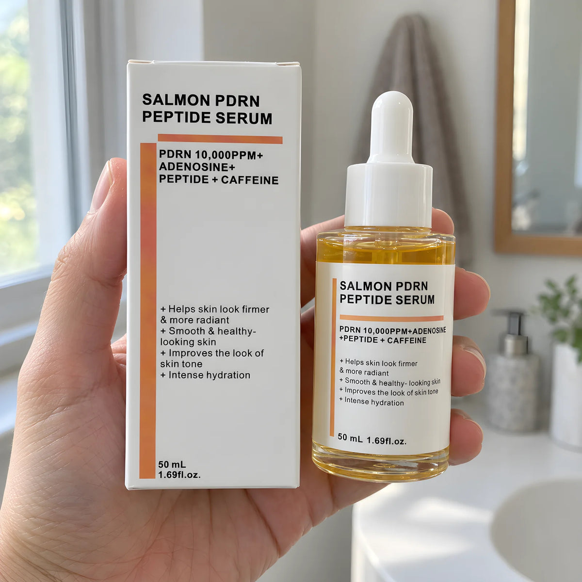 Sérum PDRN de Salmón – en la mano
