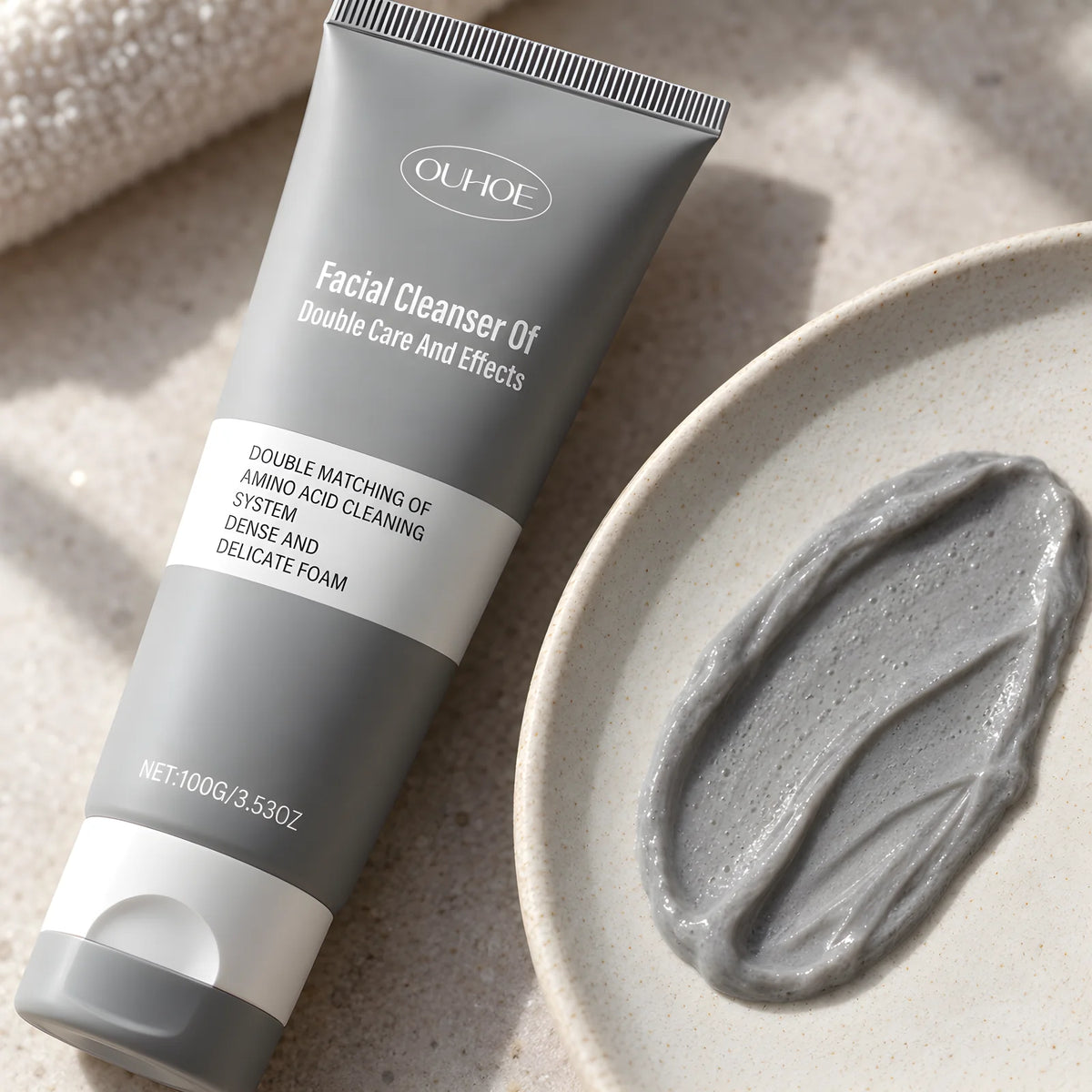 Gel Limpiador Facial de Arcilla – textura en detalle