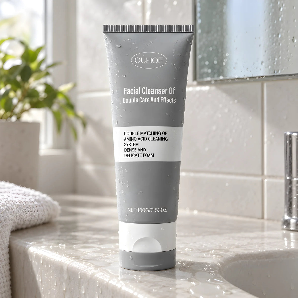 Gel Limpiador Facial de Arcilla – en el baño