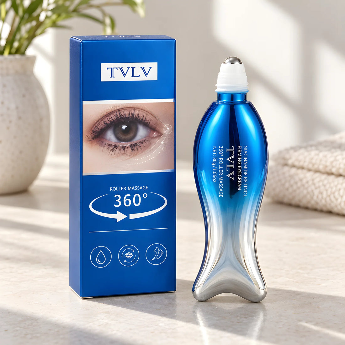Sérum Retinol Anti-Ojeras con Aplicador Masajeador – envase