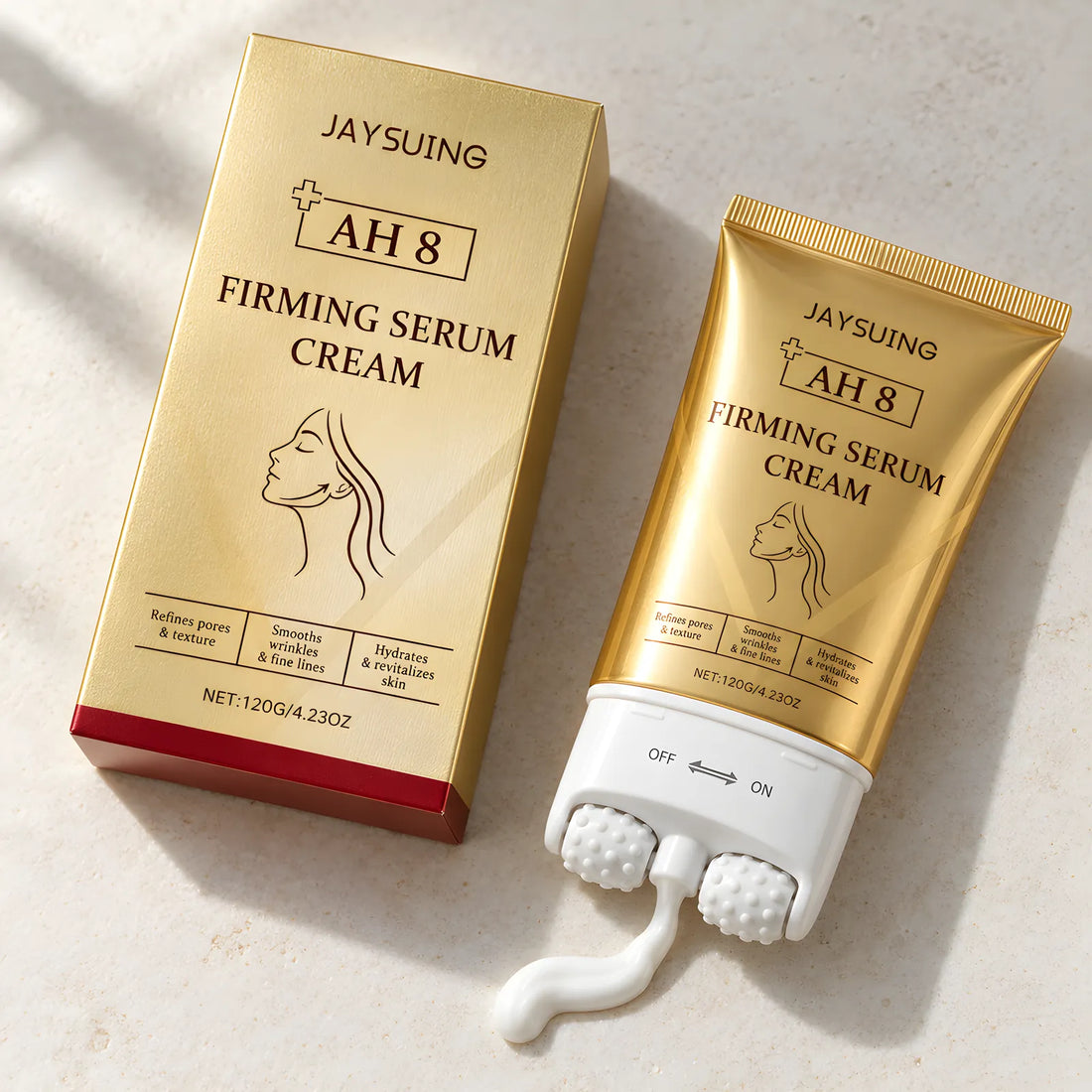 Roll-on Reafirmante de Cuello y Rostro 3D · Jaysuing – envase